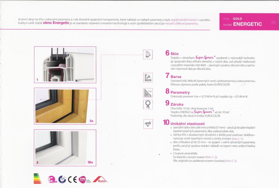 trída GOLD model ENERGETC 39 1 --i88d,sx 3 - SRx [2J 6 Sklo Trojsklos rámeckem.