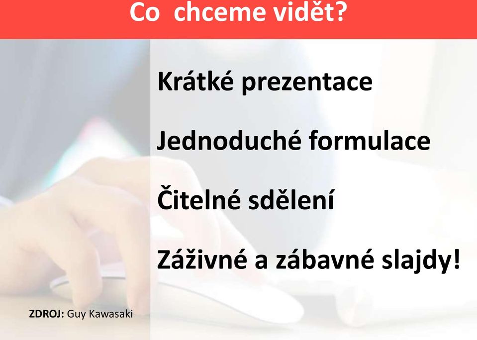 formulace Čitelné sdělení