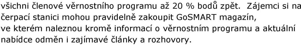 GoSMART magazín, ve kterém naleznou kromě informací o