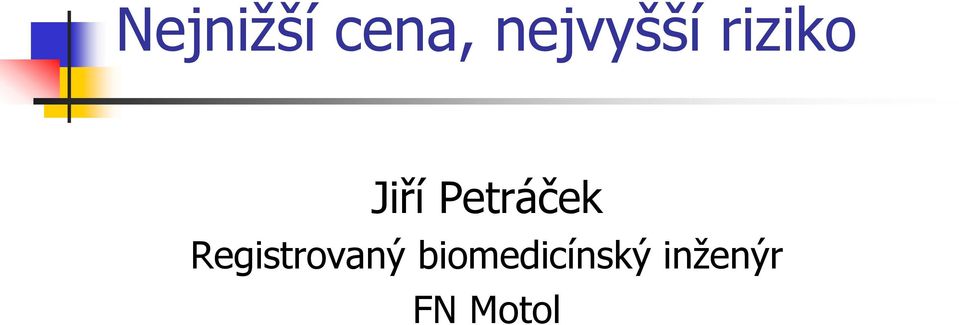 Petráček Registrovaný