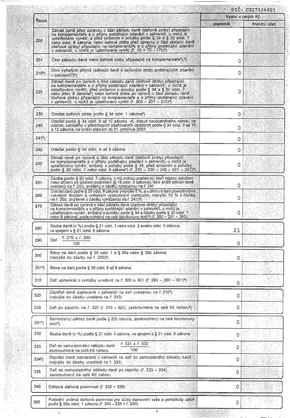 300 8 301 320 Zapocet daflezapiacene v zahranic[ (la darl' wiadenou na r.