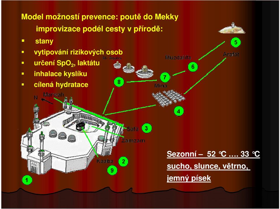 osob určení SpO 2, laktátu inhalace kyslíku cílená