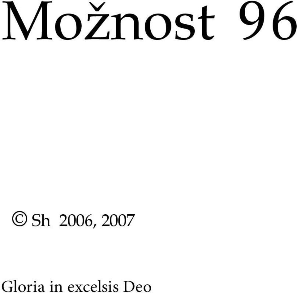 2007 Gloria