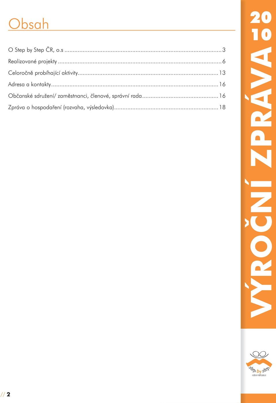 ..16 Občanské sdružení/ zaměstnanci, členové, správní rada.