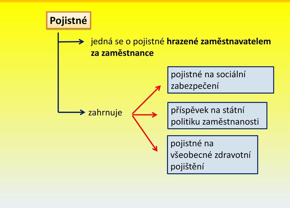 sociální zabezpečení zahrnuje příspěvek na