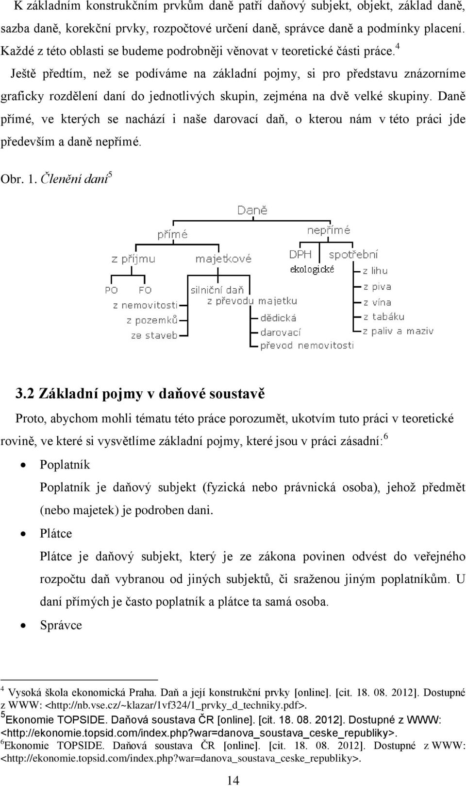 4 Ještě předtím, než se podíváme na základní pojmy, si pro představu znázorníme graficky rozdělení daní do jednotlivých skupin, zejména na dvě velké skupiny.