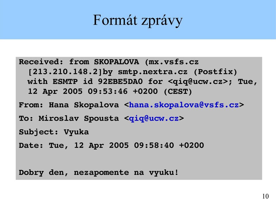 cz>; Tue, 12 Apr 2005 09:53:46 +0200 (CEST) From: Hana Skopalova <hana.skopalova@vsfs.