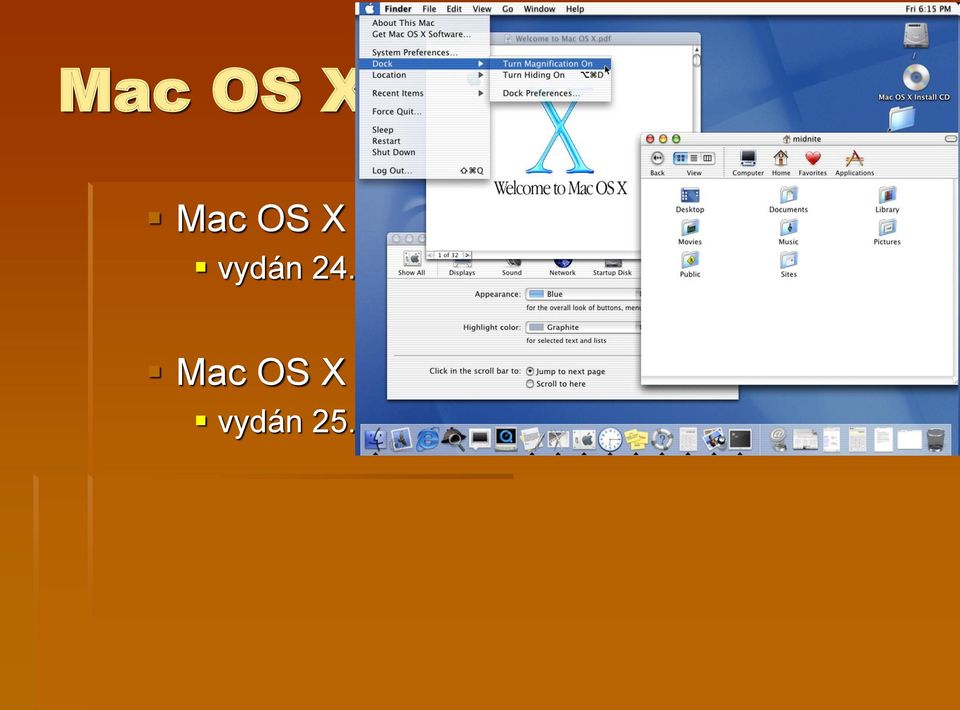 březen 2001 Mac OS X