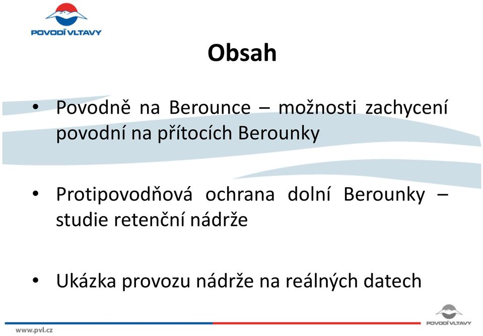 Protipovodňová ochrana dolní Berounky