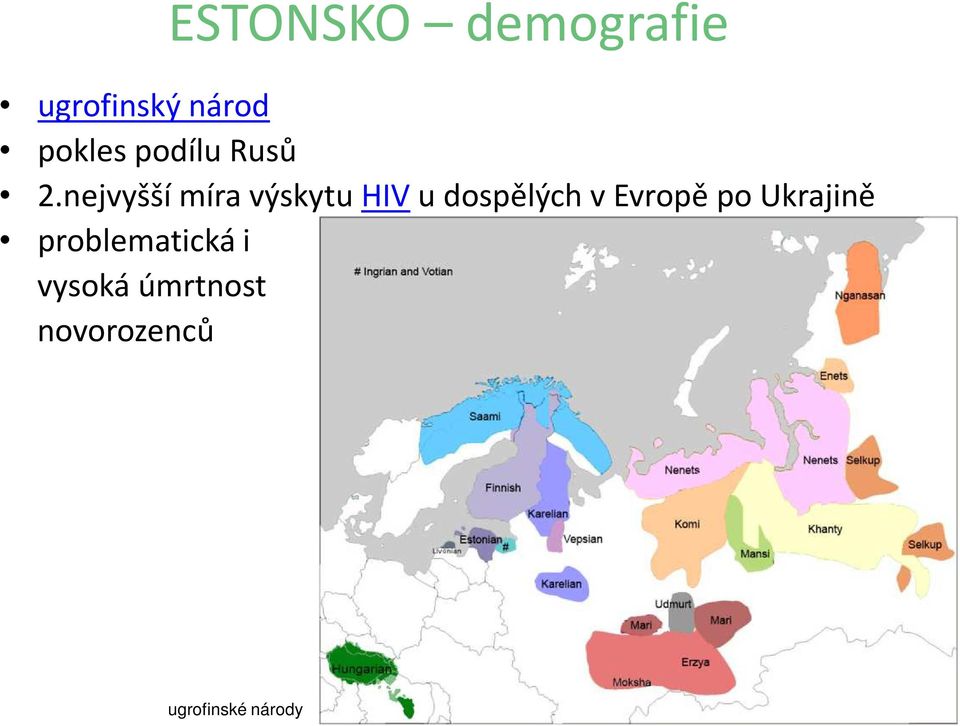 nejvyšší míra výskytu HIV u dospělých v