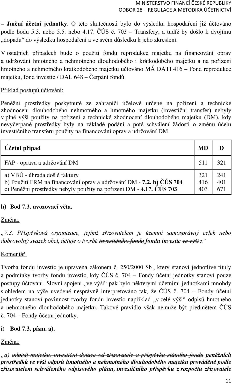 V ostatních případech bude o použití fondu reprodukce majetku na financování oprav a udržování hmotného a nehmotného dlouhodobého i krátkodobého majetku a na pořízení hmotného a nehmotného