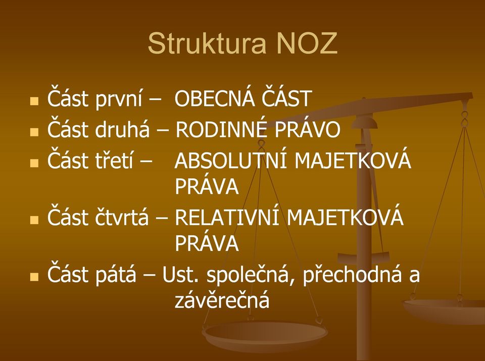 MAJETKOVÁ PRÁVA Část čtvrtá RELATIVNÍ