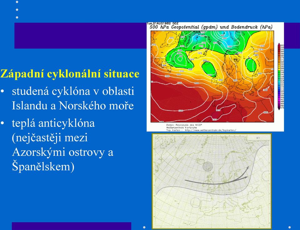 Norského moře teplá anticyklóna