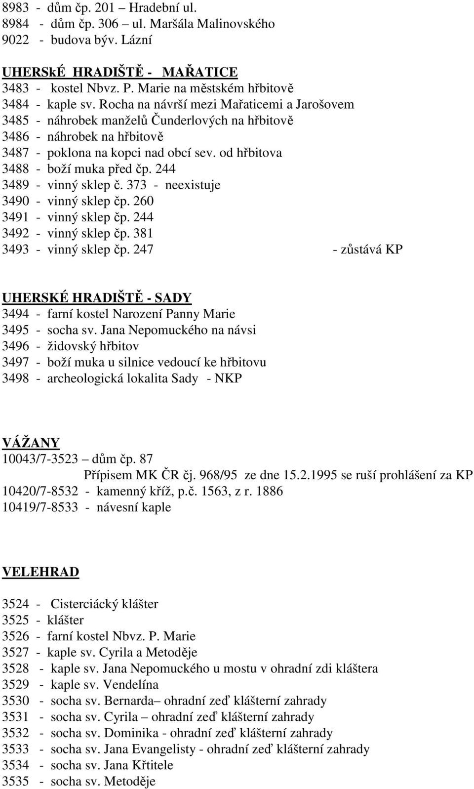 244 3489 - vinný sklep č. 373 - neexistuje 3490 - vinný sklep čp. 260 3491 - vinný sklep čp. 244 3492 - vinný sklep čp. 381 3493 - vinný sklep čp.