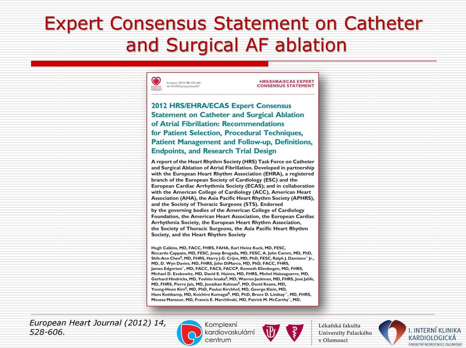 AF ablation European Heart