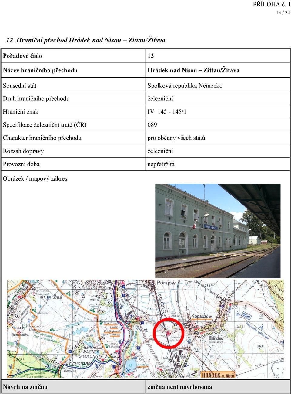 republika Německo železniční Hraniční znak IV 145-145/1