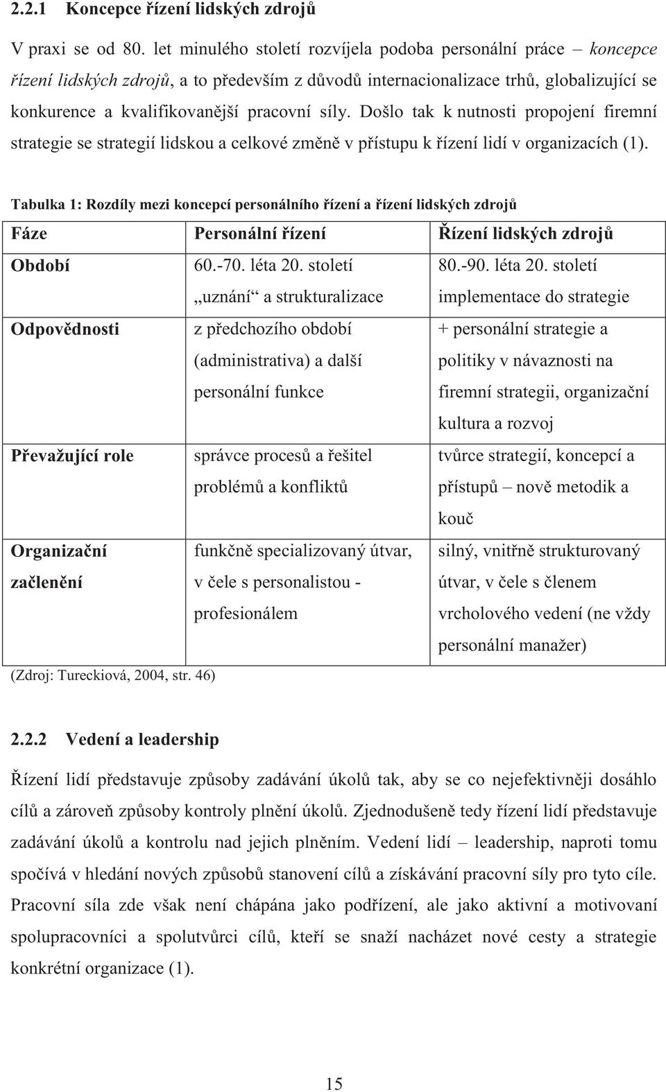 Došlo tak k nutnosti propojení firemní strategie se strategií lidskou a celkové změně v přístupu k řízení lidí v organizacích (1).