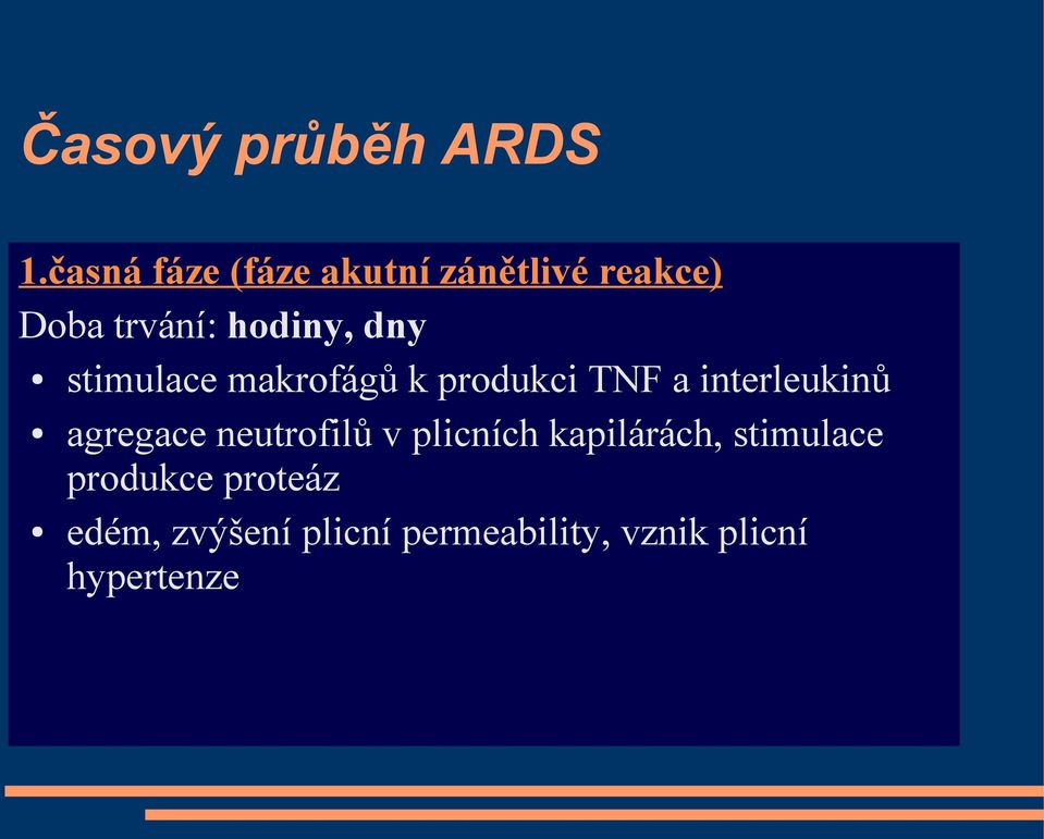 stimulace makrofágů k produkci TNF a interleukinů agregace