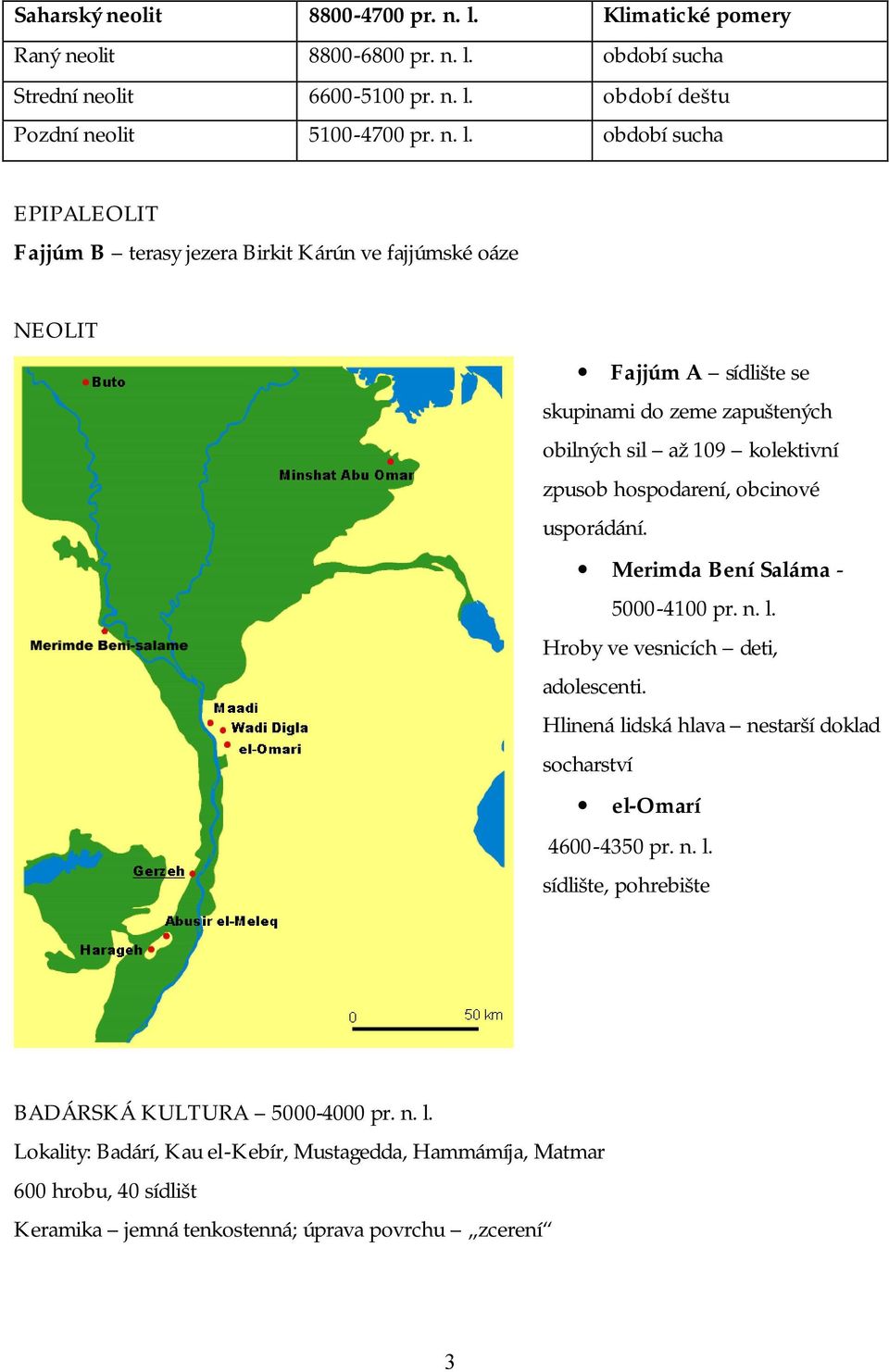 období sucha Strední neolit 6600-5100 pr. n. l.