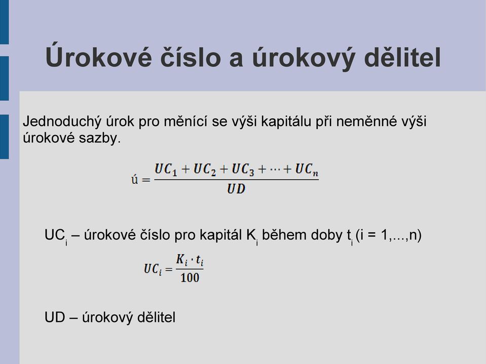 úrokové sazby.