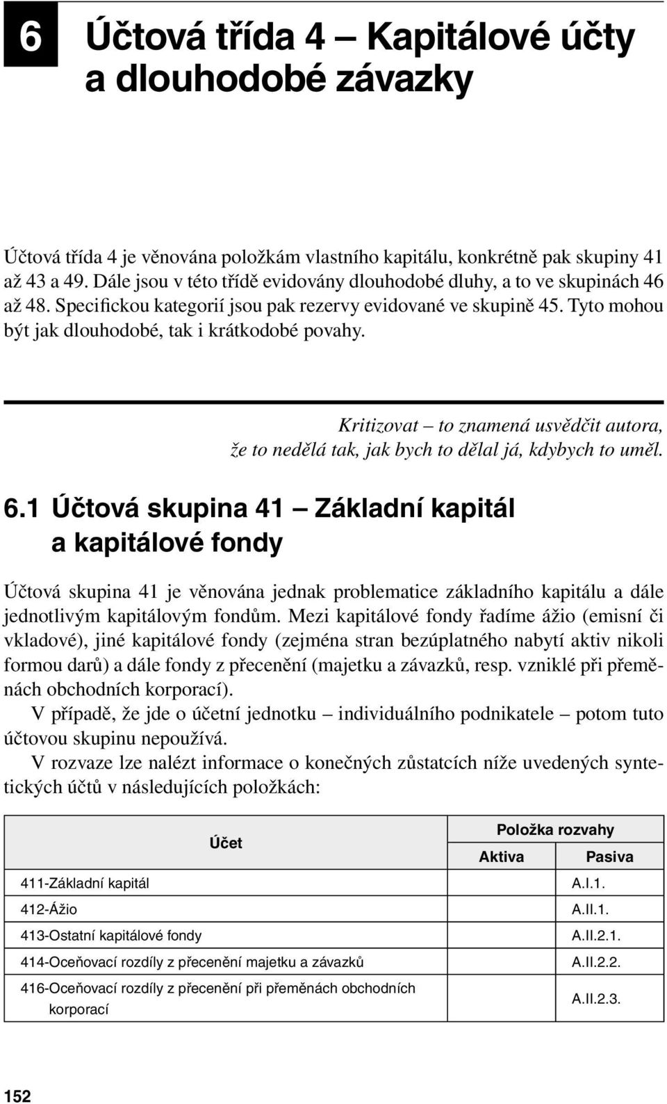 Kritizovat to znamená usvědčit autora, že to nedělá tak, jak bych to dělal já, kdybych to uměl. 6.