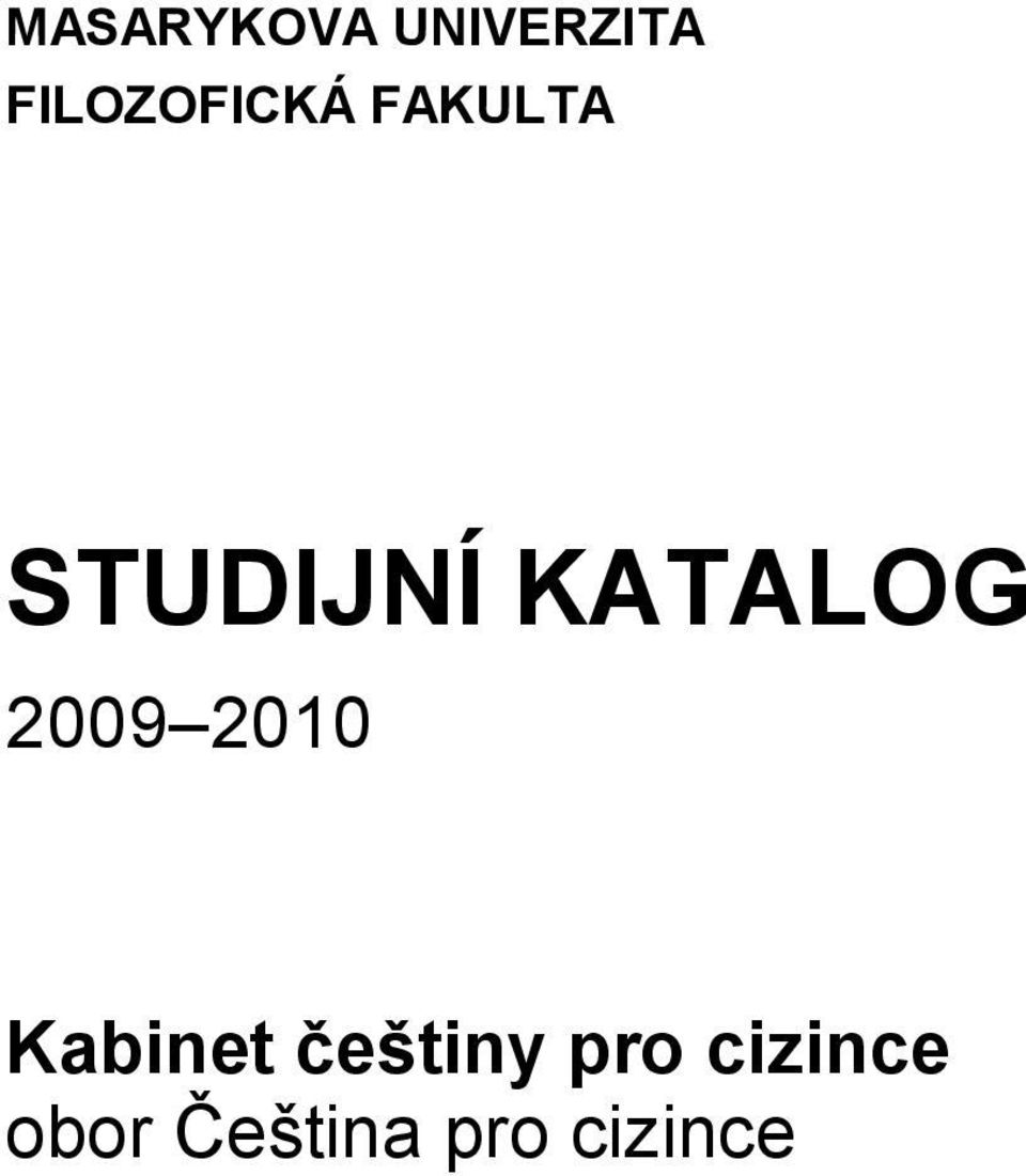 KATALOG 2009 2010 Kabinet