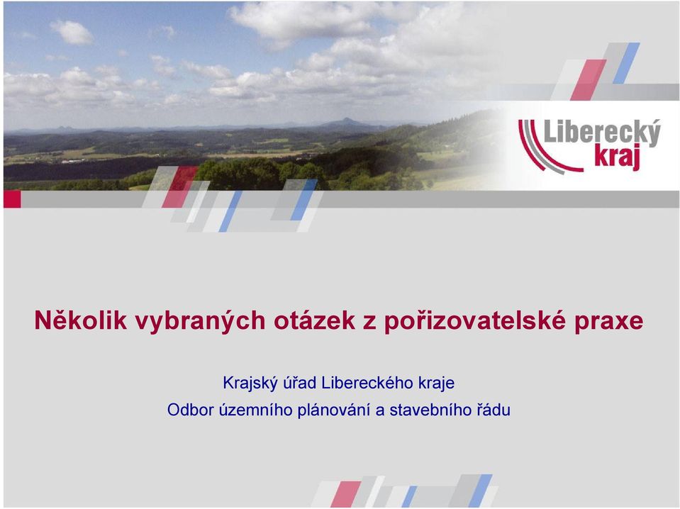 úřad Libereckého kraje Odbor