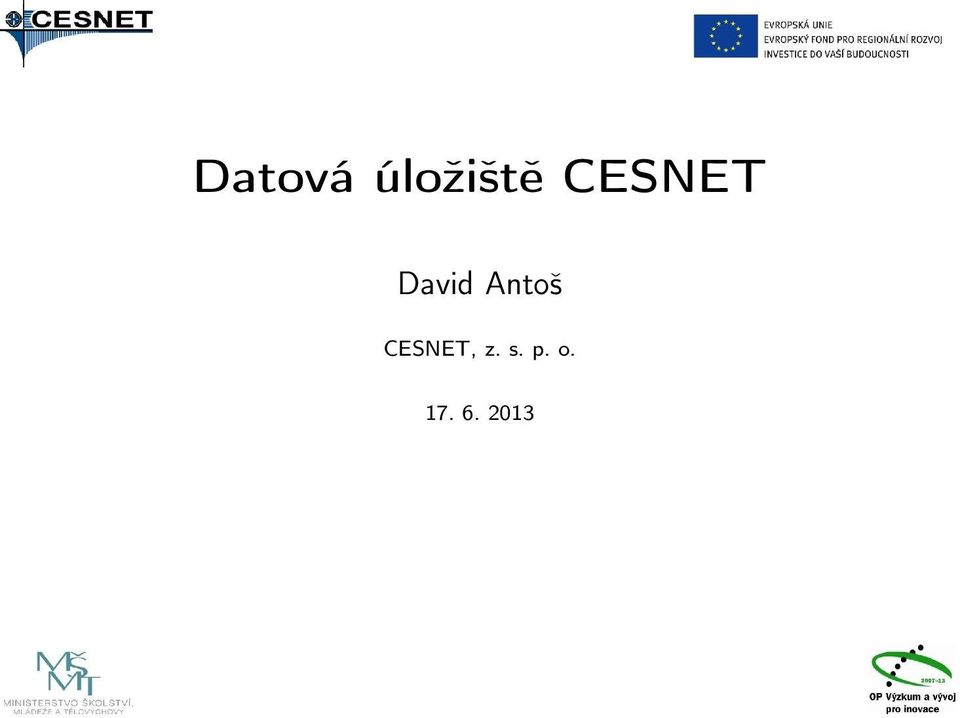 Antoš CESNET, z.