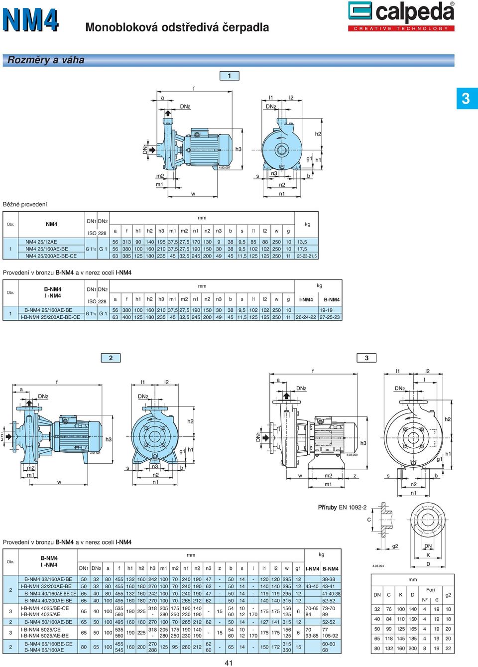 102 102 250 NM4 25/200E-E-CE 6 85 125 180 25 45 2,5 245 200 49 45 11,5 125 125 250 kg g 10 1,5 10 17,5 11 25-2-21,5 Provedení v bronzu -NM4 a v nerez oceli I-NM4 Obr.