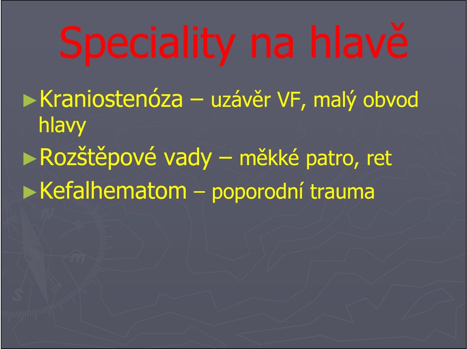 Rozštěpové vady měkké patro, ret