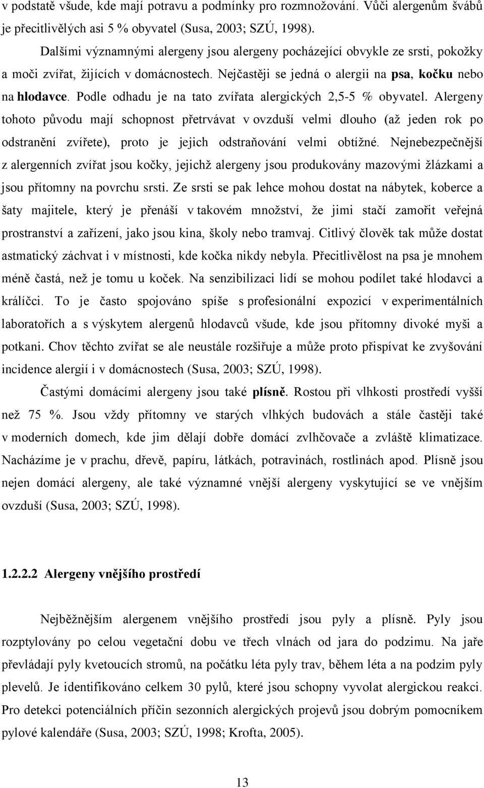 Podle odhadu je na tato zvířata alergických 2,5-5 % obyvatel.