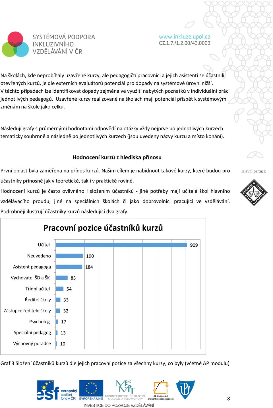 Uzavřené kurzy realizované na školách mají potenciál přispět k systémovým změnám na škole jako celku.