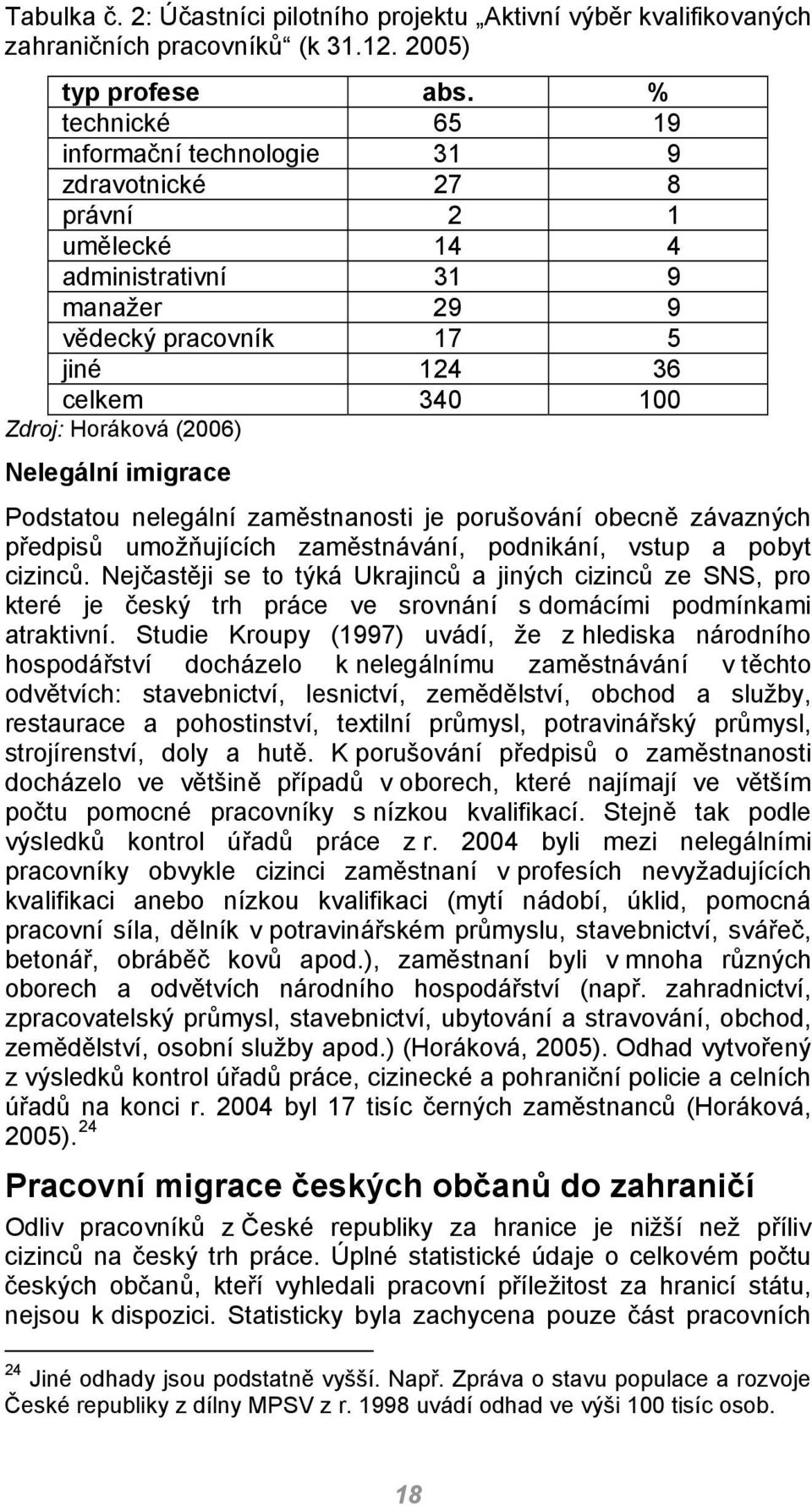 Nelegální imigrace Podstatou nelegální zaměstnanosti je porušování obecně závazných předpisů umožňujících zaměstnávání, podnikání, vstup a pobyt cizinců.