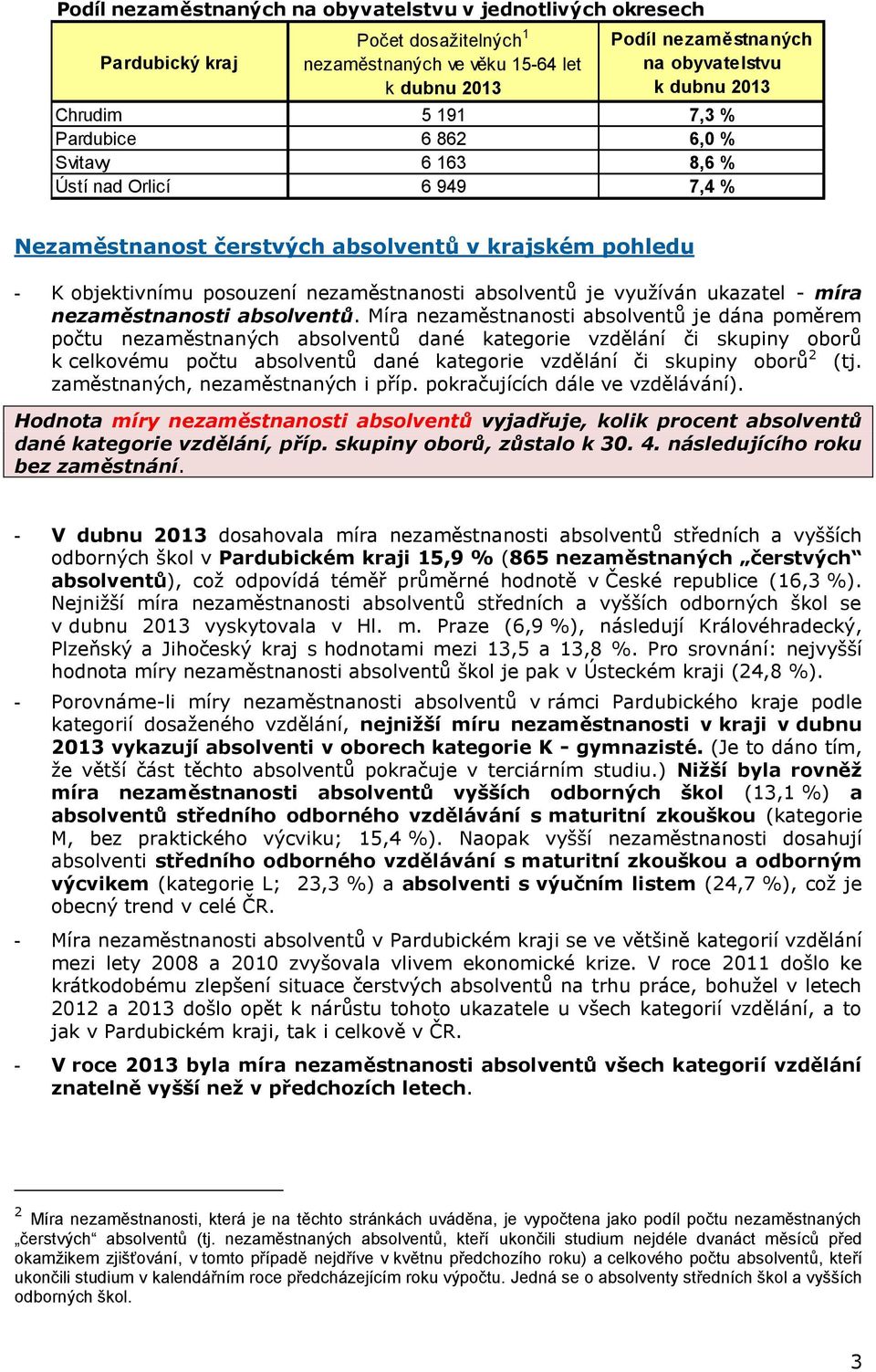 je dána poměrem počtu dané kategorie vzdělání či skupiny oborů k celkovému počtu dané kategorie vzdělání či skupiny oborů 2 (tj. zaměstnaných, i příp. pokračujících dále ve vzdělávání).