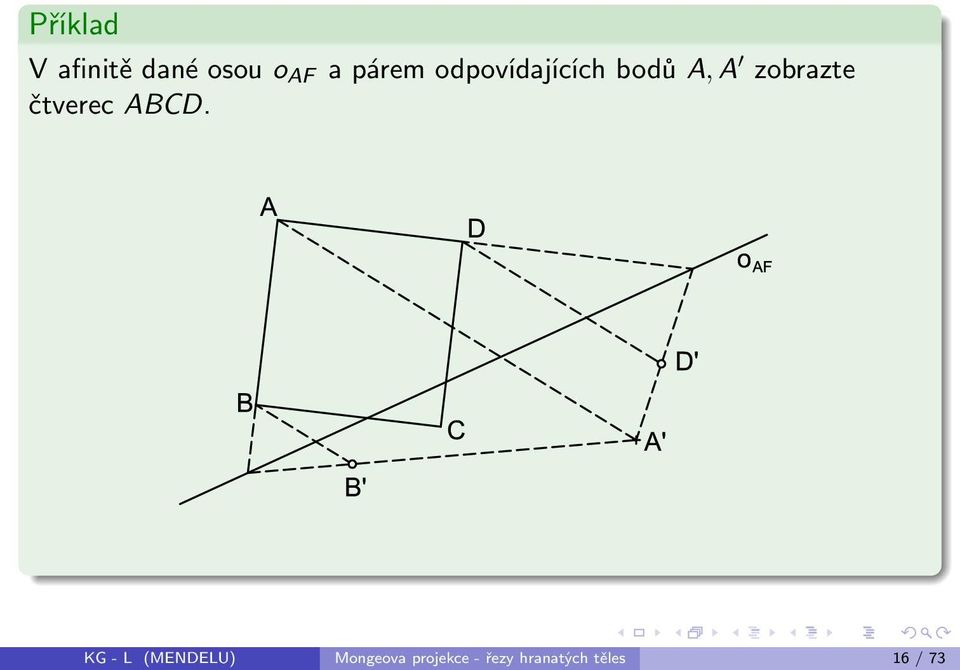 zobrazte čtverec ABCD.