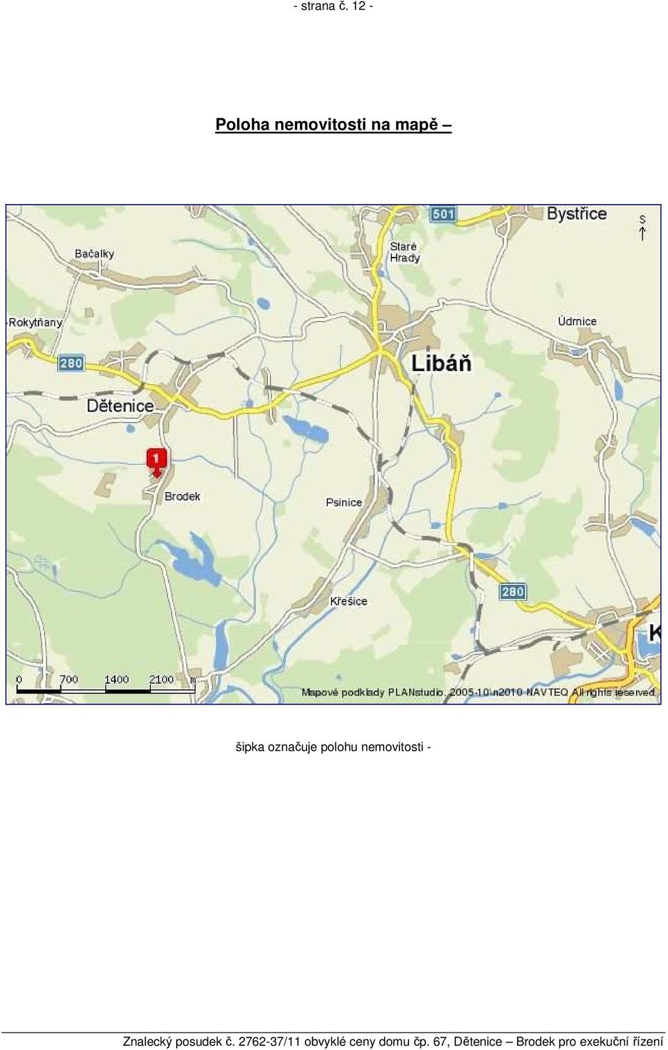 nemovitosti na mapě
