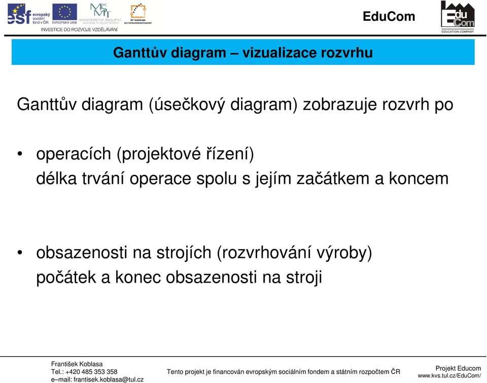 délka trvání operace spolu s jejím začátkem a koncem