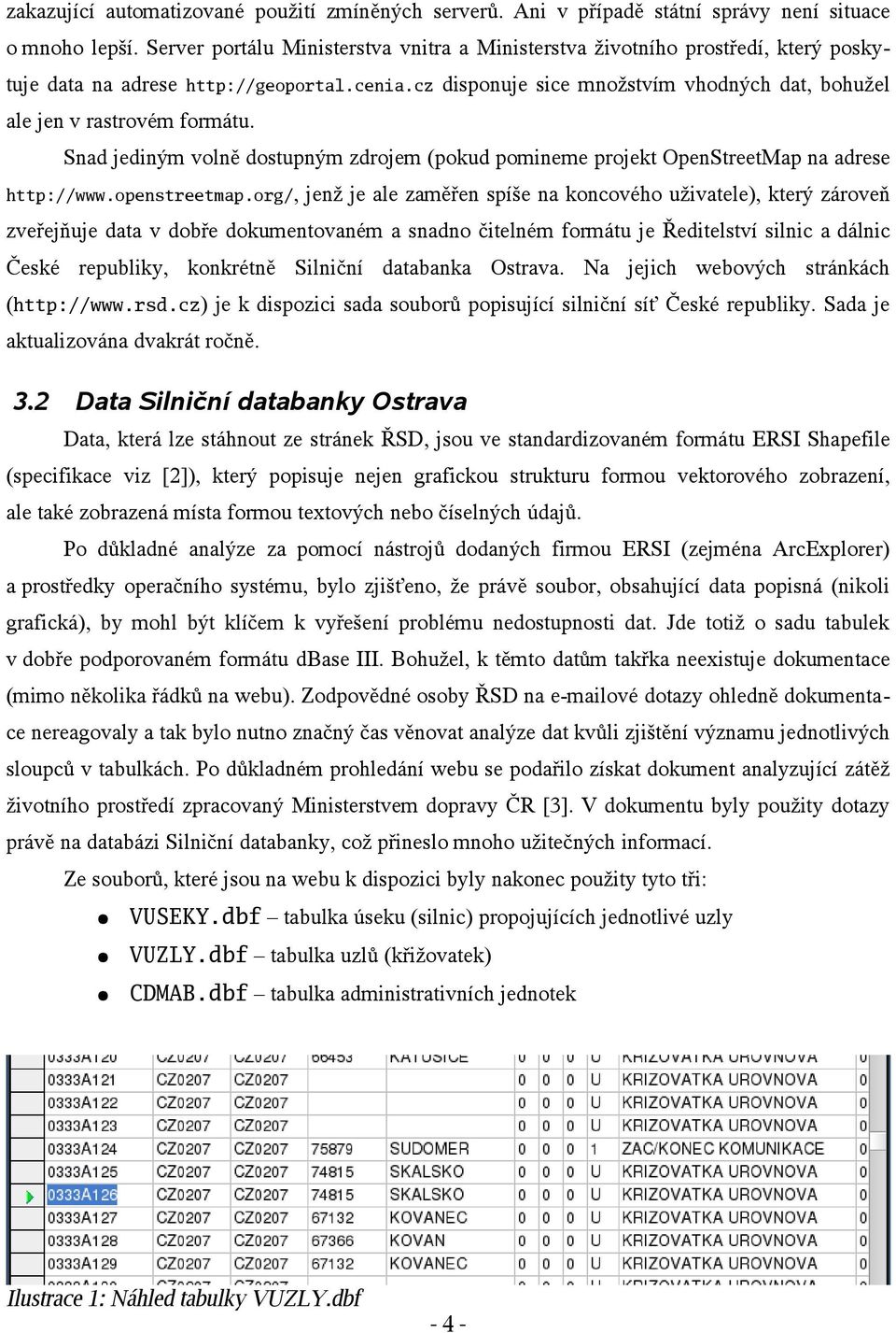 cz disponuje sice množstvím vhodných dat, bohužel ale jen v rastrovém formátu. Snad jediným volně dostupným zdrojem (pokud pomineme projekt OpenStreetMap na adrese http://www.openstreetmap.