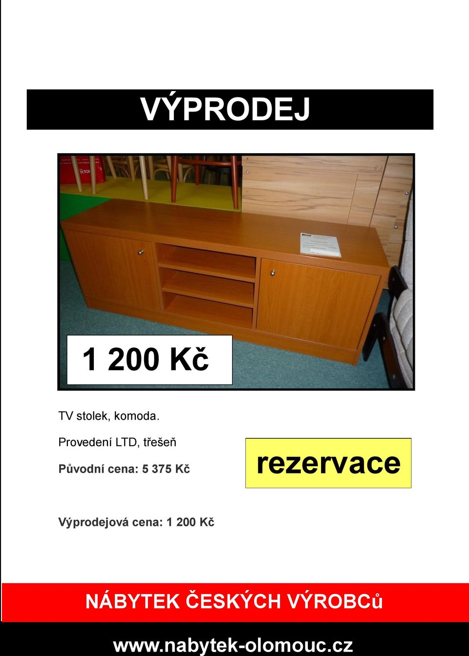 Provedení LTD, třešeň :