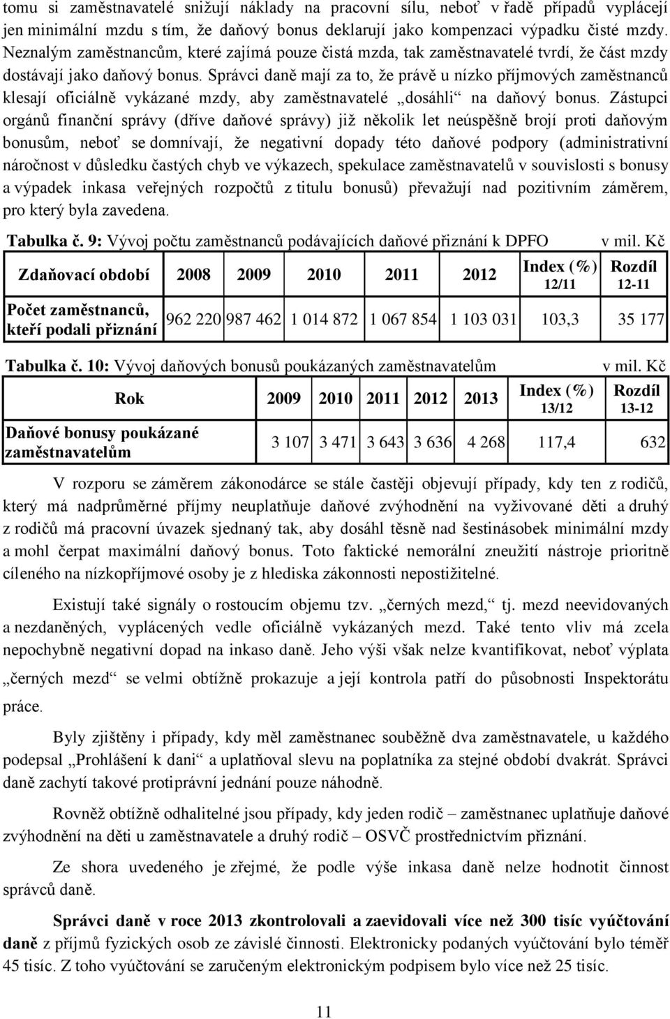 Správci daně mají za to, že právě u nízko příjmových zaměstnanců klesají oficiálně vykázané mzdy, aby zaměstnavatelé dosáhli na daňový bonus.