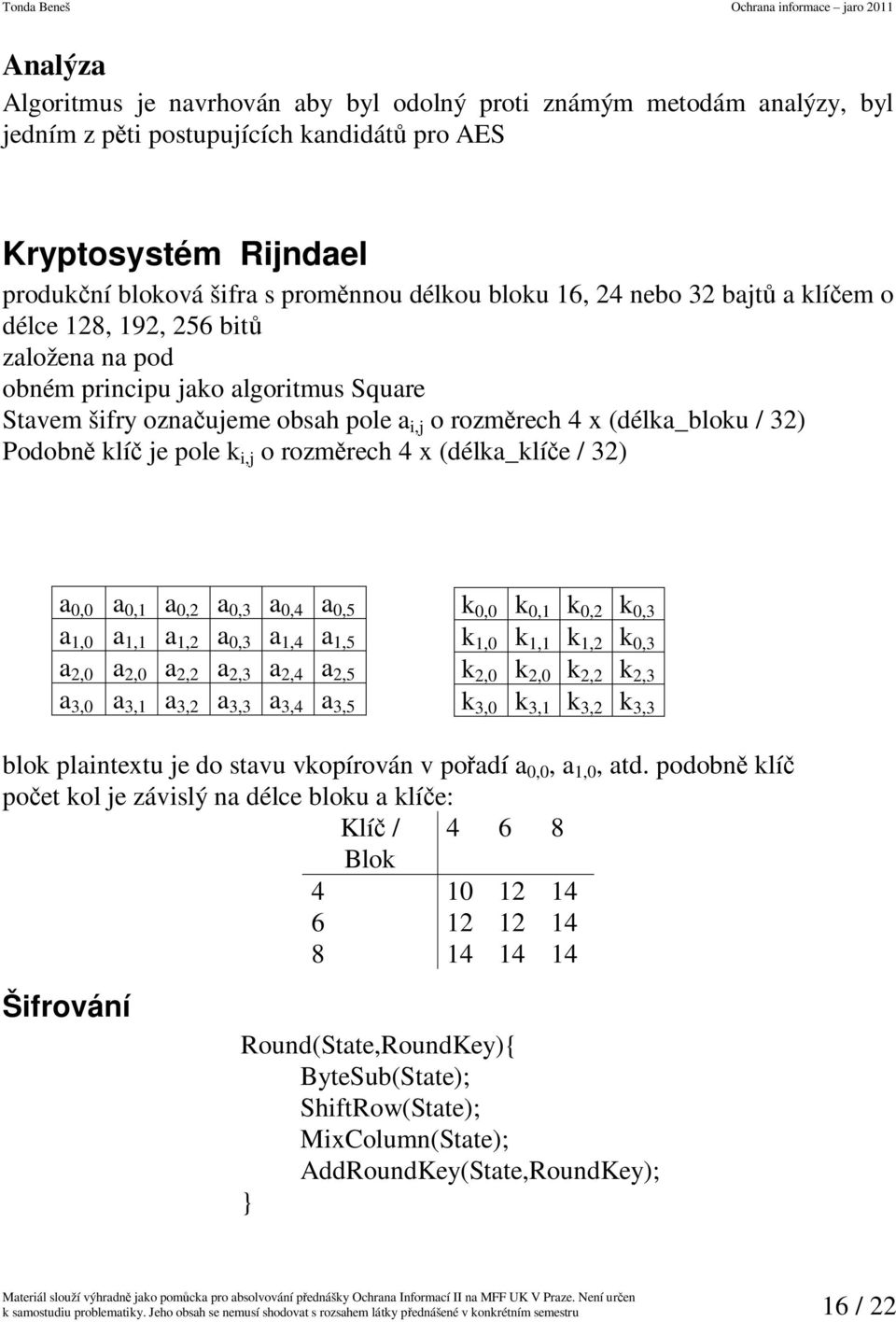 i,j o rozmrech 4 x (délka_klíe / 32) a 0,0 a 0,1 a 0,2 a 0,3 a 0,4 a 0,5 a 1,0 a 1,1 a 1,2 a 0,3 a 1,4 a 1,5 a 2,0 a 2,0 a 2,2 a 2,3 a 2,4 a 2,5 a 3,0 a 3,1 a 3,2 a 3,3 a 3,4 a 3,5 k 0,0 k 0,1 k 0,2