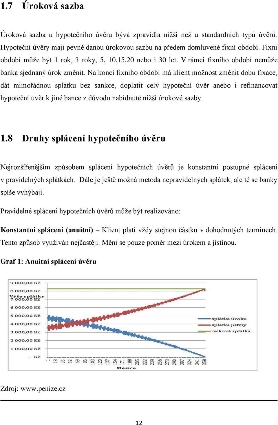 Na konci fixního období má klient možnost změnit dobu fixace, dát mimořádnou splátku bez sankce, doplatit celý hypoteční úvěr anebo i refinancovat hypoteční úvěr k jiné bance z důvodu nabídnuté nižší