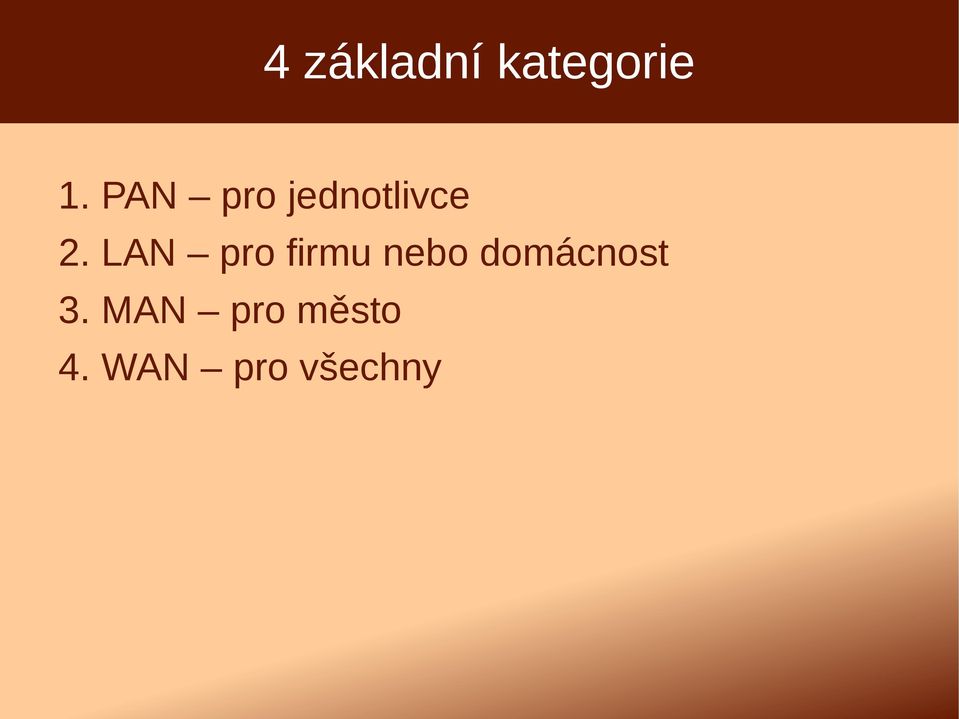 LAN pro firmu nebo