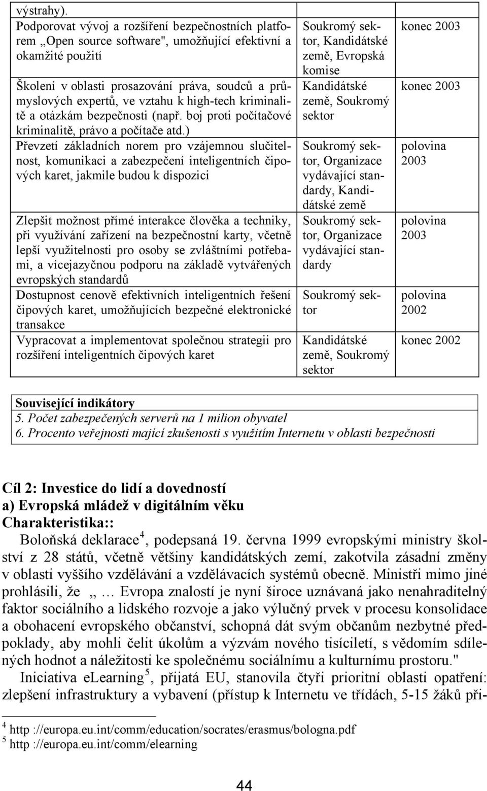 high-tech kriminalitě a otázkám bezpečnosti (např. boj proti počítačové kriminalitě, právo a počítače atd.