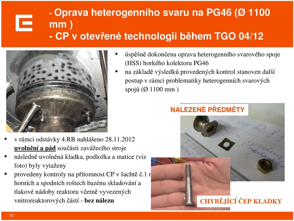 odstávky 4.RB nahlášeno 28.11.