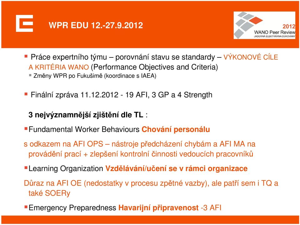 IAEA) Finální zpráva 11.12.