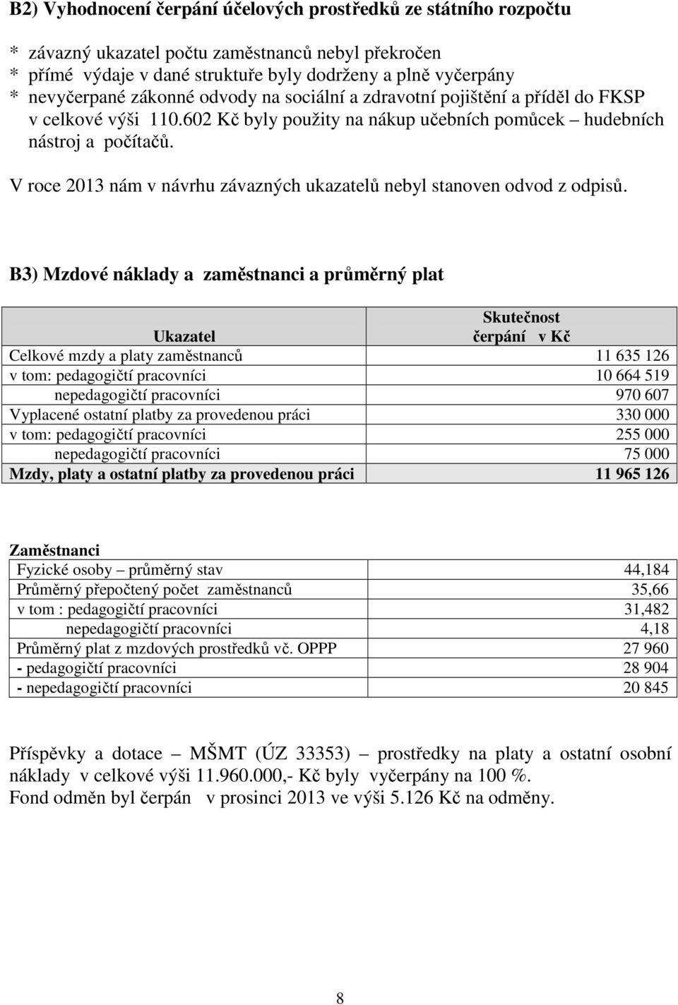 V roce 2013 nám v návrhu závazných ukazatelů nebyl stanoven odvod z odpisů.