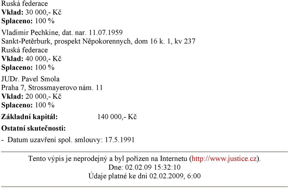 Pavel Smola Praha 7, Strossmayerovo nám.