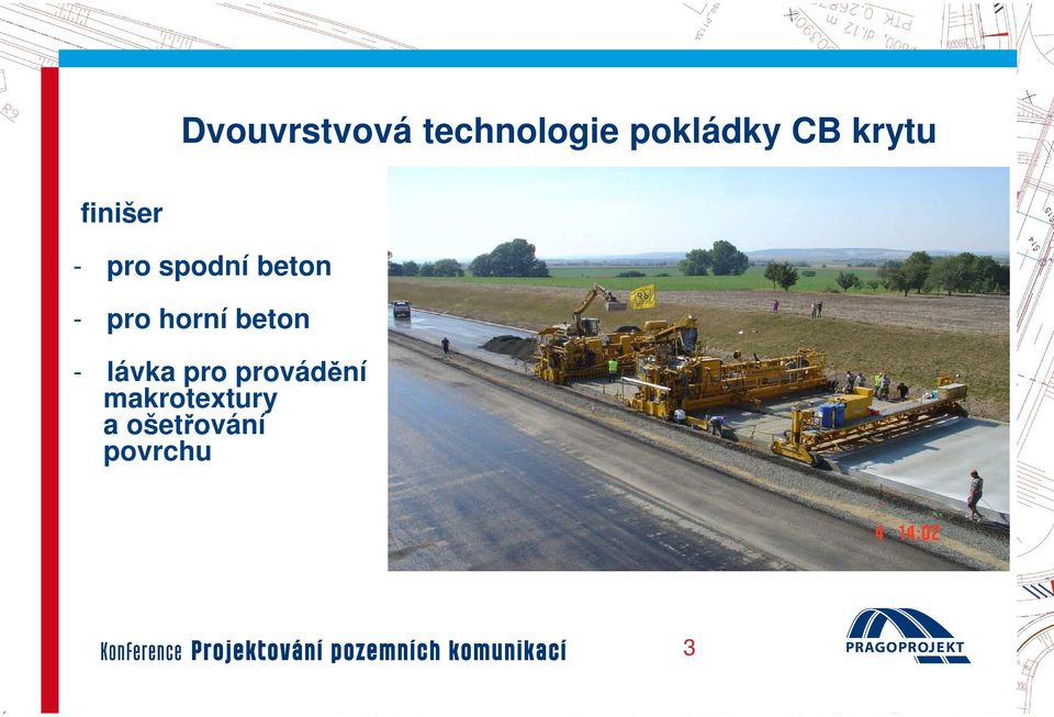 pro horní beton - lávka pro