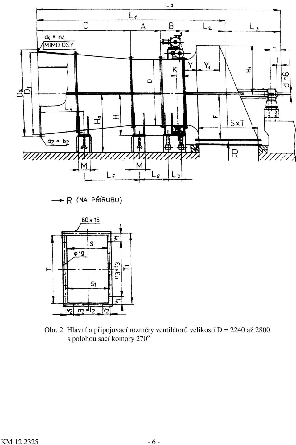 D = 2240 až 2800 s polohou